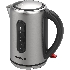 Чайник электрический Hyundai HYK-S9909 1.7л. 2200Вт серебристый матовый/черный корпус: металл