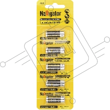 Элемент питания алкалиновый NAVIGATOR A23 61 464 NBT-NE-A23-BP5 для пультов сигнализаций (блист.5шт) 61464