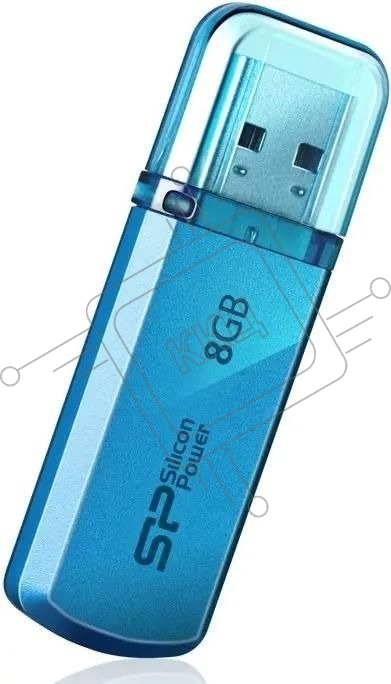 Флешка USB Silicon Power R/W 8Gb Helios 101 SP008Gb,UF2101V1B USB 2.0 синий