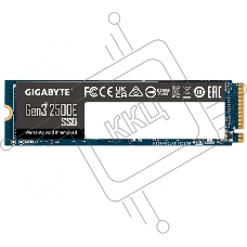 Накопитель SSD Gigabyte 2500E G325E2TB, 2Tb, PCIe 3.0 x4, M.2 2280, NVMe, R/W 2400/2000
