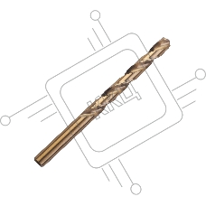 Сверло PATRIOT EXPERT по металлу, Р6М5К5, 9,0 мм, 1шт в блистере