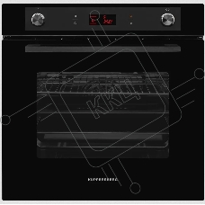 Встраиваемый духовой шкаф Kuppersberg HM 639 Black 60 см, 70 л, 9 режимов, гидролизная очистка, черный