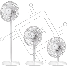 Вентилятор Electrolux EFF-05 белый, напольный, 45 Вт, 3 скорости, 40 см