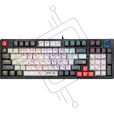 Клавиатура Defender Hawk GK-418 проводная, USB, черный/белый