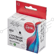 Картридж струйный Sakura F6V25AE (№652 Black) для HP, черный, 18 мл., 480 к.