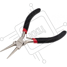 Круглогубцы Rexant 12-4606 Мини 120 мм никелированные, авторазжим, обливные рукоятки