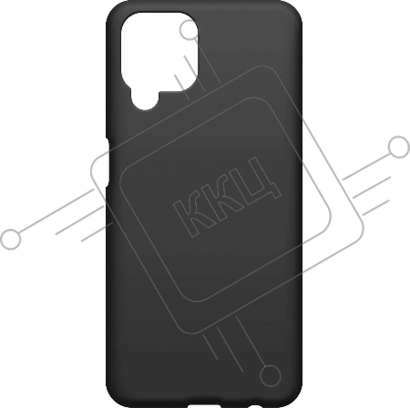 Чехол (клип-кейс) BORASCO Silicone case, для Samsung Galaxy M32, черный (матовый) [40350]