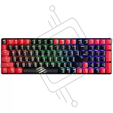 Игровая беспроводная клавиатура Mad Catz  S.T.R.I.K.E. 11 US [БЕЗ РУССКОЙ РАСКЛАДКИ] чёрная (2.4 ГГц, Bluetooth, USB Type-C, Mad Catz RED Switch, 100 кл., RGB подсветка)