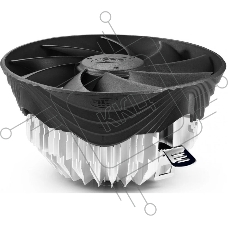 Кулер для процессора DEEPCOOL GAMMA HUNTER V2 черный/серебристый, 120 мм, алюминий, 1600 об/мин, 21 дБ, 3 pin, 95 Вт, 63.5 мм
