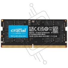 Оперативная память Crucial, DDR5, 16GB (1x16 GB), 5600 MHz, CL46, SO-DIMM