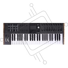 Клавиатура MIDI [231622] Arturia [KeyLAB 49 MK3 Black] 49 клавиш, полувзвешенная механика, дисплей, 12 пэдов, 9 фейдеров, 9 поворотных регуляторов, 3 входа для подключения педалей, MIDI in/out, USB-C
