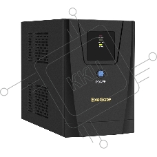 Источник бесперебойного питания ExeGate EP285488RUS SpecialPro UNB-1200.LED.AVR.C13.RJ.USB 1200VA/750W, LED, AVR, 6*IEC-C13, RJ45/11, USB, черный