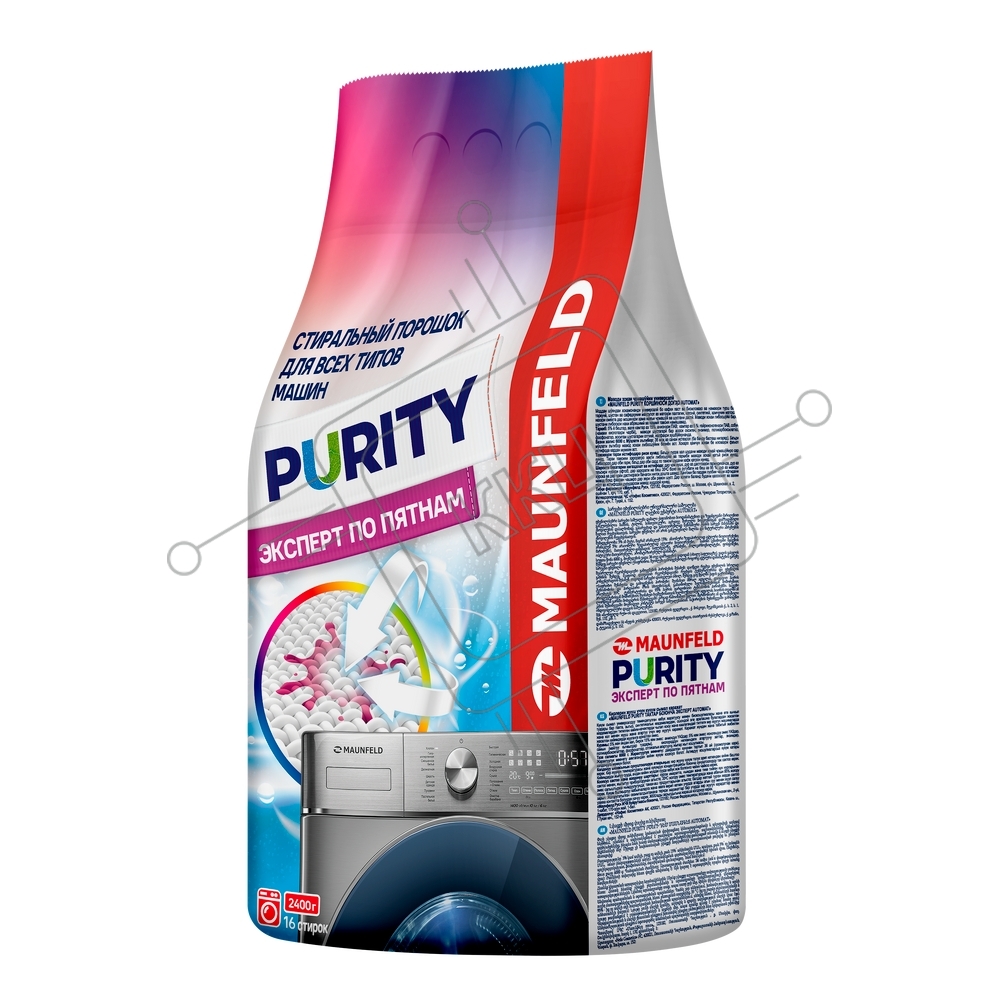Стиральный порошок Maunfeld Purity Эксперт по пятнам Automat 2400г MWP2400BM