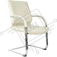 Кресло офисное Бюрократ T-8010-LOW-V/IVORY слоновая кость, искусственная кожа, на полозьях Кресло офисное Бюрократ T-8010-LOW-V/IVORY слоновая кость, искусственная кожа, на полозьях