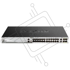 Коммутатор D-Link DGS-3130-30S/B1A, 24×1 Гбит/с SFP + 4×10 Гбит/с SFP+ + 2×10 Гбит/с Combo, управляемый