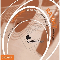 Комплект струн GALLI STRINGS RA1047 для акустической гитары