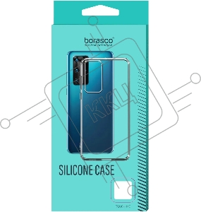 Чехол (клип-кейс) BORASCO для Samsung Galaxy S22+, прозрачный [70115]