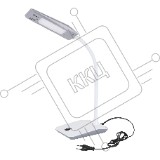 Светильник настольный TLD-545 Grey-White 350Lm 3500K UNIEL