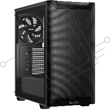 Корпус ПК без блока питания Case be quiet! PURE BASE 501 Airflow Window, Midi-Tower, TG, 2x140mm, 2xUSB-A 3.2, 1xUSB 3.2 Type-C, ATX, mATX, mITX Black