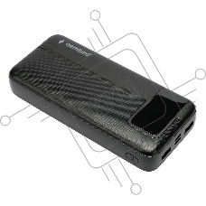 Портативный аккумулятор Gembird GPB-20Q, 20000мАч, QC/PD, дисплей, черный