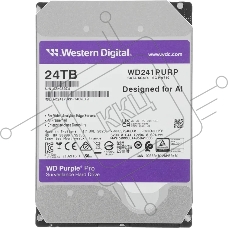 Жесткий диск HDD WD Purple Pro 24Tb 7200rpm SATA 512Mb 3.5