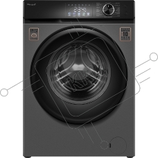Стиральная машина Weissgauff WM 45127 Inverter Steam Color Touch Grey серая, загрузка фронтальная 7кг, 1200 об/мин., класс: A+++