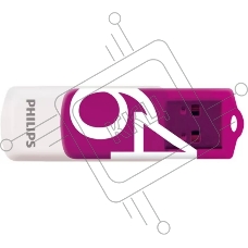 Флеш диск 64GB PHILIPS VIVID2.0 64GB, USB 2.0