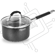 Ковш Rondell Stern RDS-008, 1.9л, с крышкой 16см, серый