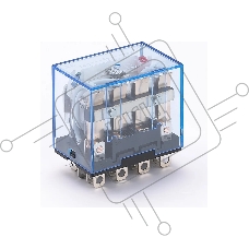 Реле промежуточное 4 контакта с индикацией LED 10А 24В AC ПР-102