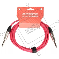 Кабель гитарный FORCE FGC-09/3 RD1/4