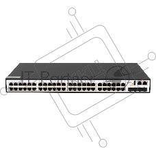 Коммутатор SNR SNR-S2989G-48TX-RPS, 48×1 Гбит/с + 4×10 Гбит/с SFP+, управляемый