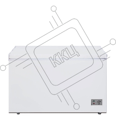 Морозильный ларь Бирюса 355KVS, белый, 330л