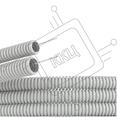 Труба гофрированная ПВХ DKC d20мм с протяж. сер. (уп.100м) Труба гофрированная ПВХ DKC d20мм с протяж. сер. (уп.100м)