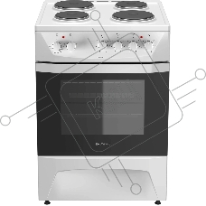 Плита электрическая Darina 1D EM 141 404 W белый/черный, конфорок 4 шт, духовка 50 л, 60 см x 85 см x 60 см