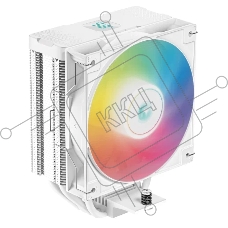 Кулер для процессора DEEPCOOL AG400 DIGITAL WH ARGB белый, 120 мм, алюминий/медь, 2100 об/мин, 31.6 дБ, 4 pin, 220 Вт, 152.7 мм