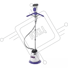 Отпариватель Kitfort КТ-990 белый/фиолетовый, 1580 Вт, 38 г/мин, 1400 мл