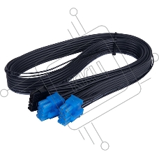 Кабель Silverstone2 x PCIe 8 pin (PSU) - 12+4 pin (GPU) 12VHPWR PCIe Gen5 SST-PP14-PCIE 