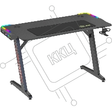 Стол игровой Cactus CS-GTZ-BK-RGB столешница ДСП, черный каркас черный Стол игровой Cactus CS-GTZ-BK-RGB столешница ДСП, черный каркас черный