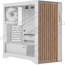 Корпус Formula V Line TimberLine T0 White, ATX, wood+plastic front, TYPE-C*1, USB3.0*2, FRONT 3x120мм FRGB, REAR 1x120мм FRGB