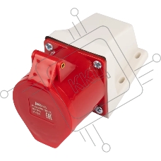 Розетка стационарная для наружной установки PPC 125 3Р+РЕ+N 32А 380В IP44 Jazzway