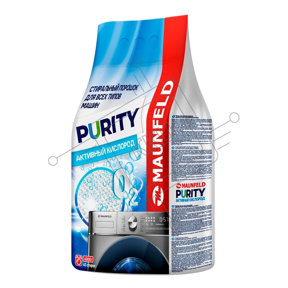 Стиральный порошок Maunfeld Purity Активный кислород Automat 6000г MWP6000SO