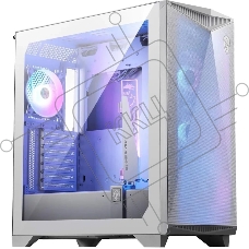 Компьютерный корпус MSI MPG GUNGNIR 300R AIRFLOW White, Midi Tower, EATX,2xUSB 3.2 Gen 1, 1xUSB 3.2 Gen2 Type-C,4x120мм PWM ARGB Fan, ARGB+PWM Control Board, Tempered Glass Window