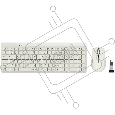 Комплект клавиатура + мышь A4Tech Fstyler FG2300 Air клав:бежевый мышь:бежевый USB беспроводная slim (FG2300 AIR BEIGE)