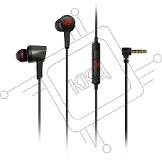 Гарнитура ASUS ROG Cetra II Core чёрный, проводная, mini jack 3.5 мм, вставные