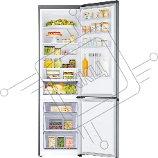 Холодильник Samsung RB38C600DSA/EF серебристый двухкамерный 276/114л морозилка снизу, No Frost