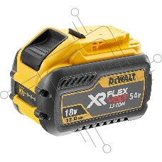 Аккумулятор DeWalt DCB548-XJ 54 В XR FLEXVOLT Li-Ion, нарпяжение: 18 и 54 В, 12.0 А·ч, XR 18.0 В