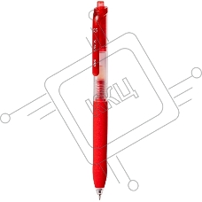 Ручка гелевая автоматическая Deli EG075-RD, d=0.5мм, красные чернила, резиновая манжета