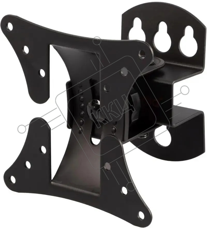 Кронштейн ARM Media LCD-101 для LCD/LED ТВ 10"-26", настенный, 2 степени свободы, VESA 50/75/100, max 30 кг черный