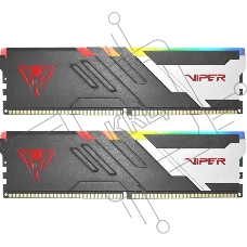 Оперативная память Patriot Viper Venom, DDR5, 32GB (2x16GB), 7400MHz, CL36, с радиаторами, RGB, черный