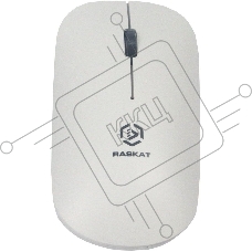 Мышь беспроводная Raskat M003WR белый, 2400 dpi, радиоканал, Bluetooth, USB, кнопки - 3
